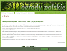 Tablet Screenshot of ogrodypolskie.pl